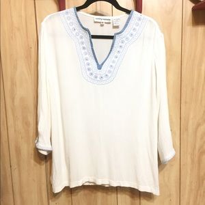 XL White Tunic